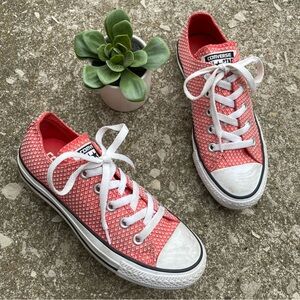 Converse All Star  | Coral Classic Textured Low Top Sneakers